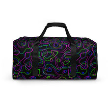 Load image into Gallery viewer, Neon Swirl Duffle bag
