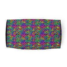 Load image into Gallery viewer, Neon Rainbow Leopard Duffle bag
