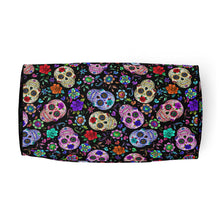 Load image into Gallery viewer, Sugar Skull Duffle bag
