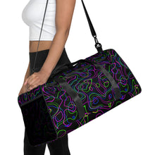 Load image into Gallery viewer, Neon Swirl Duffle bag
