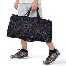 Load image into Gallery viewer, Neon Swirl Duffle bag
