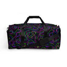 Load image into Gallery viewer, Neon Swirl Duffle bag
