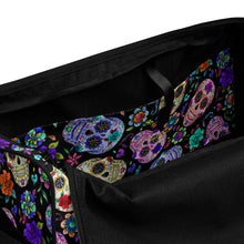 Load image into Gallery viewer, Sugar Skull Duffle bag
