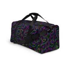 Load image into Gallery viewer, Neon Swirl Duffle bag
