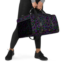 Load image into Gallery viewer, Neon Swirl Duffle bag
