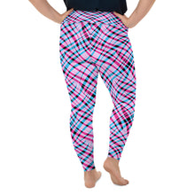 Load image into Gallery viewer, Pink Stripe Plus Size Leggings
