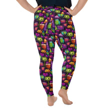 Load image into Gallery viewer, Pumpkin Cauldron Ink Plus Size Leggings
