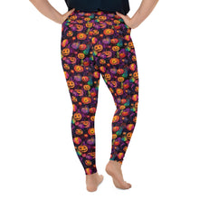 Load image into Gallery viewer, Mystical Pumpkin Patch Plus Size Leggings
