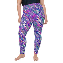 Load image into Gallery viewer, Cheetah Swirl Plus Size Leggings
