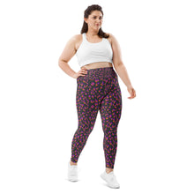 Load image into Gallery viewer, Midnight Leopard Plus Size Leggings
