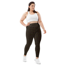 Load image into Gallery viewer, Halloween Polka Dot Plus Size Leggings
