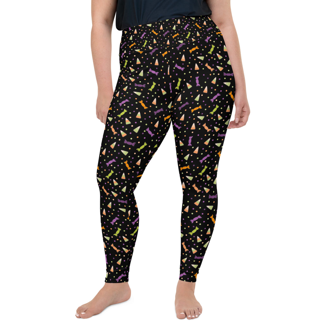 Halloween Candy Plus Size Leggings