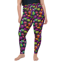 Load image into Gallery viewer, Pumpkin Cauldron Ink Plus Size Leggings
