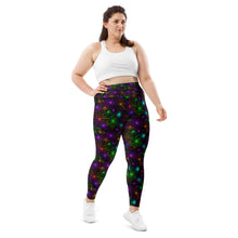 Load image into Gallery viewer, Neon Web Plus Size Leggings
