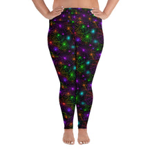 Load image into Gallery viewer, Neon Web Plus Size Leggings
