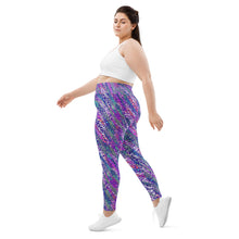 Load image into Gallery viewer, Cheetah Swirl Plus Size Leggings
