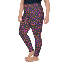 Load image into Gallery viewer, Midnight Leopard Plus Size Leggings
