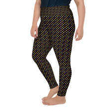 Load image into Gallery viewer, Halloween Polka Dot Plus Size Leggings
