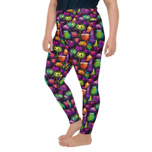 Load image into Gallery viewer, Pumpkin Cauldron Ink Plus Size Leggings
