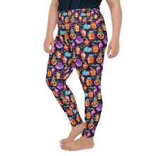 Load image into Gallery viewer, Skele-Grow Ink Plus Size Leggings
