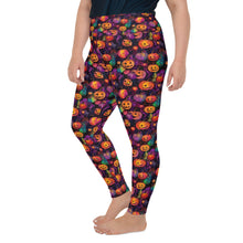 Load image into Gallery viewer, Mystical Pumpkin Patch Plus Size Leggings
