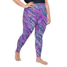 Load image into Gallery viewer, Cheetah Swirl Plus Size Leggings
