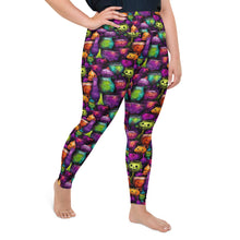 Load image into Gallery viewer, Pumpkin Cauldron Ink Plus Size Leggings
