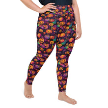 Load image into Gallery viewer, Mystical Pumpkin Patch Plus Size Leggings
