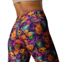 Load image into Gallery viewer, Skull Brew Ink Yoga Leggings
