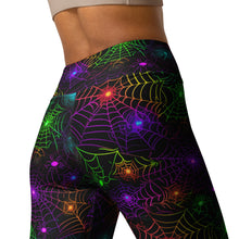 Load image into Gallery viewer, Neon Web Yoga Leggings
