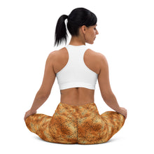 Load image into Gallery viewer, Orange Mystic Spider Web Yoga Leggings
