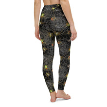 Load image into Gallery viewer, Spooky Spider Yoga Leggings
