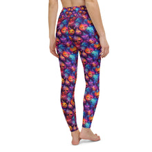 Load image into Gallery viewer, Watercolor Ink Pumpkin Yoga Leggings
