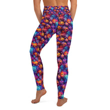 Load image into Gallery viewer, Watercolor Ink Pumpkin Yoga Leggings
