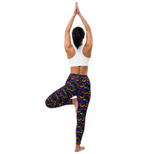 Load image into Gallery viewer, Neon Bats Yoga Leggings
