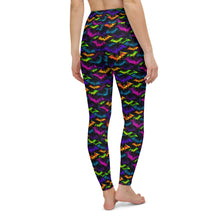 Load image into Gallery viewer, Neon Bats Yoga Leggings
