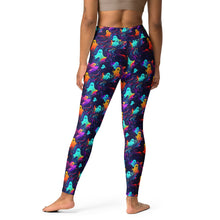 Load image into Gallery viewer, Ghost Swirl Yoga Leggings
