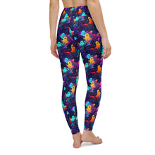 Load image into Gallery viewer, Ghost Swirl Yoga Leggings
