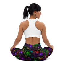 Load image into Gallery viewer, Neon Web Yoga Leggings
