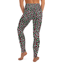 Load image into Gallery viewer, Christmas Leopard Yoga Leggings
