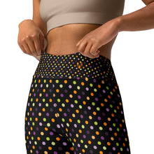 Load image into Gallery viewer, Halloween Polka Dot Yoga Leggings
