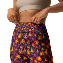 Load image into Gallery viewer, Ornament Pumpkin Ink Yoga Leggings
