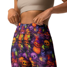 Load image into Gallery viewer, Ink Skull Goblet Yoga Leggings
