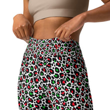 Load image into Gallery viewer, Christmas Leopard Yoga Leggings
