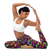 Load image into Gallery viewer, Pumpkin Cauldron Ink Yoga Leggings
