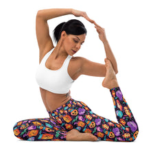 Load image into Gallery viewer, Skele-Grow Ink Yoga Leggings
