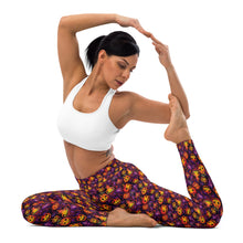 Load image into Gallery viewer, Ornament Pumpkin Ink Yoga Leggings
