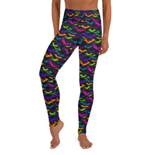 Load image into Gallery viewer, Neon Bats Yoga Leggings
