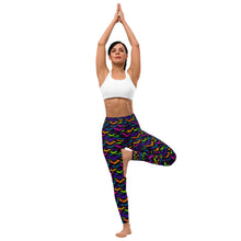 Load image into Gallery viewer, Neon Bats Yoga Leggings
