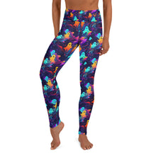 Load image into Gallery viewer, Ghost Swirl Yoga Leggings
